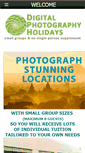 Mobile Screenshot of digitalphotographyholidays.com